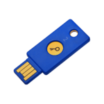 YubiKey FIDO2 U2F, USB-A, NFC, plavi